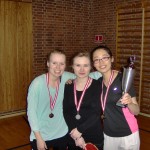 Medaljer til Penny, Ema og Anne Mette